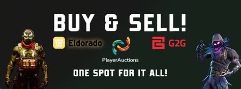 Selling Eldorado and Player Auctions accounts with payoneer .